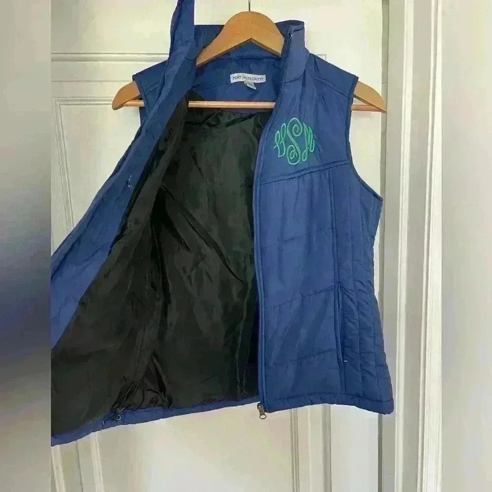 PORT AUTHORITY® LADIES PUFFY VEST puffer vest size M - Picture 4 of 8